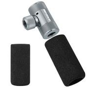 AOOWU Gonfleur de CO2 pour Vélos, Pompe à CO2 Compatible avec Valve Presta et Schrader, Pompe à Air CO2 Rapide et Facile pour VTT et Vélo de Route Gaine Isolante Incluse Cartouches de CO2 Non Incluses