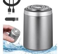 AOOWU Mini Rasoir Électrique, rasoir étanche lavable de poche portable pour le rasage, Capsule Razor tondeuse à barbe électrique Rechargeable par USB, Humide Et Sec Rasoir Voiture, Voyage
