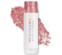 AOOWU Paillettes Visage Corps Festif, Flash Stick Rotatif, Rose Clair,15g | Flash Stick Rotatif Éclat Persistant pour Fêtes Musicales & Soirées - Sans Collant, Sécurité pour Peau Sensible