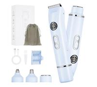 AOOWU Rasoir Électrique Pour Femme, 4 En 1 Rasoir Indolore Rechargeable avec Peigne à Dents, Tondeuse Femme Indolore, Tondeuse à poils de nez Sans Fil Pour la Visage, Bras, Jambes, Aisselles, Bikini