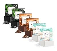 AOOWU Savon Solide, 6PCS 100g Savon le Naturel, hydrate et nourrit Savon de bain, Savon solide mains & corps, pour tout type de peau, visage & corps, Savon Solide Surgras pour remplacer le gel douche