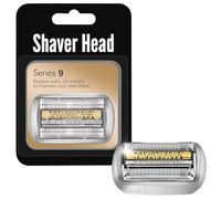 AOOWU Têtes De Rasoir De Rechange Series 92S, Accessoire pour Rasoir Grille Rasoir Braun Serie 9, Tête de Remplacement de Rasoir Compatible avec le Rasoir Homme pour Braun 9290cc、9291cc、9370cc、9376cc