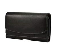 Aopan Étui de Protection en Cuir véritable avec Clip de Ceinture pour iPhone X, iPhone XS, Xiaomi Redmi 6 6A Mi A2 Lite, Huawei P20 Lite, Samsung Galaxy S8 S9