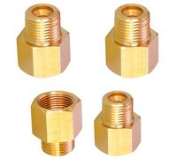 AOPANDA Raccord de tuyau en laiton, adaptateur réducteur, tuyau mâle 6,35 mm x tuyau femelle 1,27 cm (lot de 2)