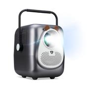 AOpen QF23s Powered by Acer Projecteur LED LCD, 1080p Full HD (1920 x 1080 Pixels), 6500 LED lumens, Contraste 1000:1, Keystone, 2 Haut-parleurs de 3 W, HDMI (HDCP), Wi-FI, Argent, Portable/Mobile