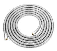 Aopoy Long Tuyau de Douche de 3 Mètres, en Acier Inoxydable, Anti-Torsion et Anti-Fuite, Câble de Douche de Salle de Bain, Remplacement Facile à Faire Soi-Même