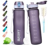 AOPREL Gourde de sport 1 l - Anti-fuite - Sans BPA - Avec échelle de capacité - Pour l'extérieur, l'école, le camping