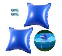 Aopunly 2pcs Coussins de piscine 122 x 122 x 60 cm Coussin d'air d'hiver pour piscine, Coussin d'air de piscine, coussin, coussin d'hiver pour bâche de couverture de piscine hivernage