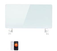 Aopunly Chauffage électrique blanc, chauffage convecteur, radiateur | Radiateur électrique sur pied, chauffage infrarouge avec télécommande, contrôle par application, montage mural, plan de sol