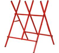 Aopunly chevalet de sciage pliable chevalet de tronçonneuse chevalet de coupe de bois jusqu'à 100 kg rouge