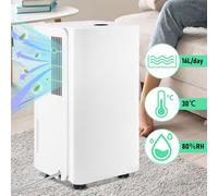 Aopunly Déshumidificateur d'air 16L/jour, 20m²-25m², Déshumidificateur d'air 38dB, avec réservoir d'eau Dehumidifier