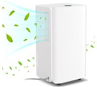 Aopunly Déshumidificateur Déshumidifie 16L/jour 20-25m³ - 2L - Timer, Déshumidificateur d'ambiance | Dehumidifier