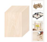 Aopunly Panneau de Contreplaqué en Bois de hêtre - Creative Deco - A3 - 420 x 300 x 3 mm- Artisanal - 10x