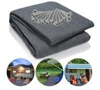 Aopunly Tapis de camping respirant 250x350CM, tapis de sol extérieur pour tente, caravane et auvent Bleu