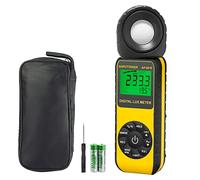 AOPUTTRIVER Luxmètre Numérique,Luxmetre Numerique Gamme de Compteurs D'éclairage Jusqu'à 300000 Lux, Posemètre Numérique Portatif à Température Ambiante ISO, ROHS Approuvé