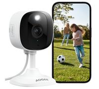 AOQEE 2K(3MP) Camera de Surveillance Exterieur - Babyphone Camera Surveillance WiFi Interieur, Enregistrement Continu 24/7 avec Carte microSD, Compatible avec Alexa pour Bébé/Chat/Chien/Maison