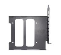 AoQhir PC Case Support de montage pour disque dur PCI 2,5"/3,5" SSD HDD Expansion Holder pour tour de bureau - Support PCI en métal, noir (hauteur totale pour 3,5")