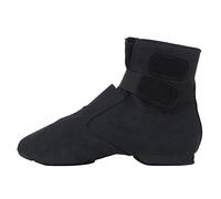 AOQUNFS Chaussures de Danse Toile Jazz Moderne Plates Bottes de Danse Classique,WXT89-Noir,EU 45