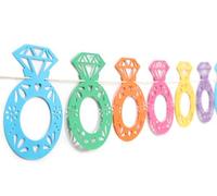 AOQURE Fiesta Papel Picado Banderole « Bride to Be » - Bannière Miss To Mrs - Décorations de fête prénuptiale, bannière de fête d'enterrement de vie de jeune fille (bannière-2)