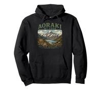 Aoraki Mount Cook Nouvelle-Zélande Vintage Alpes du Sud Sweat à Capuche