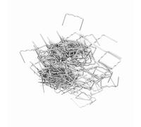 Aoresac 100pcs 0,8 Mm de Pare-chocs Automatique Réparation de Réparation Kit D'agrafes de Soudage avec 3 Types, (S-Type 0,8 mm 100pcs)