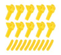 Aoresac 20pcs Changeur de Pneus Mont Demount Head Duck Insert Rim Rim Protector, Facile à Installer, Fiable à Utiliser, Une Durée de Vie à Longue Durée