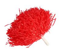 Aoresac 8 Couleurs 2 Pièces Pom-Pom Girl Pom Poms Squad Cheer Sports Party Dance Accessoires Utiles, Fabriqués dans Un Matériau de Haute qualité, Excellent Ajout pour Les événements (Rouge)