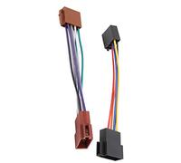 Aoresac Adaptateur de Harnais de Radio ISO, Homme à 16 Broches Masculin à 16, Harnais de Câblage de Fiche D'Adaptateur, Nouveaux Sentiments dans L'ancienne Voiture, Très Conviviaux,