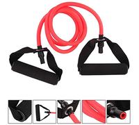 Aoresac Bande de Preuve D'Entraînement à L'épreuve avec Sangle Extensible de Yoga, Solide et Robuste, Entraînement de Force pour la Maison et les Voyages (Rouge)