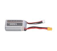 Aoresac Batterie LiPo 3S 11,1 V 1500 MAh 45C Pack pour Modèle D'aéronef | Cellules, Prise D'équilibrage XH, Quadricoptère de Course FPV, compatibilité Avion Hélicoptère Bateau, 70x35x25mm.