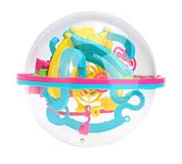 Aoresac Boule de Labyrinthe 3D, Boule D'intelligence ABS PP 100 Barrières, Jeu D'équilibre, Jouet éducatif, Outil de Libération du Stress avec Points Contrôle Numérotés pour le