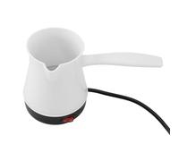 Aoresac Cafetière électrique Turque, Cafetière en Acier Inoxydable à Chauffage Rapide et Uniforme de 300ML pour thé au Vin Jaune, Prise Ue 220V, Style Turc Original (Blanche)