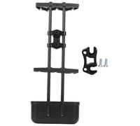 Aoresac Carquois Portable à 5 Flèches, Support Réglable, Réduction du Bruit, Matériau ABS + Caoutchouc, adapté aux Flèches Fixes et Mécaniques, Couleur Noire, équipement de Tir à l'arc