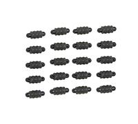 Aoresac Connecteurs de Méthode de Pêche à la Carpe 20 Pièces, Accessoires d'alimentation de Perles D'arrêt Extérieurs Filetés, Conception de Forme Spéciale pour Une Utilisation et Un