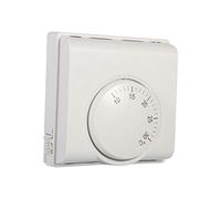 Aoresac Interrupteur de Thermostat de Contrôleur de Température Mécanique de 220 V, Contrôle de Commande Installation Facile, Adaptée à la Climatisation Centrale avec 10 ℃ ~ 30 ℃