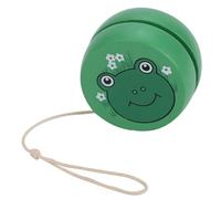 Aoresac Jouet Yoyo en Bois, Motif de Dessin animé, Excellent Cadeau éducatif, coloré et Sûr, Accessoire Parfait pour Les Enfants de 3 à 6 Ans, Princesse Orange, Cœur Rose, Grenouille, (Grenouille)