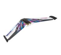 Aoresac Kit de Planeur télécommandé Avion EPP Durable avec Moteur ESC Servo Accessoire pour les Amateurs de RC Blanc Bleu Noir (-1)