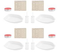 Aoresac Kit Scientifique Expérience Scientifique Jouet Physique Bateau à Vapeur Assemblage DIY Modèle de Hors-Bord alimenté par Bougie Apprentissage Pratique avec Coordination œil