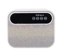 Aoresac Lampe à Ongles LED 42 éclats de Lumière, Durcissement Uniforme et Complet, Capteur Intelligent et Fonction Tactile, Matériau ABS Robuste, Sèche-ongles avec Strass étincela (Prise UE)