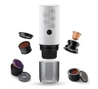 Aoresac Machine à café Expresso Portable Compacte Fonctionne avec la Capsule NESDG et le café Moulu - Machine électrique Rechargeable 2600 MAh - à Expresso pour les Voyages en Voiture Domicile