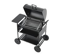 Aoresac Mini Chariot de Barbecue, Accessoires de Décoration de Voiture en Fer RC, Mini Barbecue pour Maison de Poupée, Modèle de Four à, Couleur Noire, Idéal pour Chenille