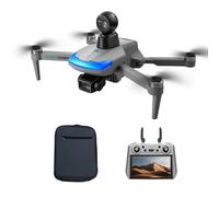 Aoresac Mini Quadrirotor Pliable avec Double Caméra HD 2,7K pour Débutants Adultes Garçons Filles, Retour GPS et évitement d'obstacles pour Avion télécommandé (Gris #-2)