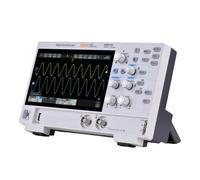Aoresac Oscilloscope Numérique 12 Bits Haute Résolution 200 MHz avec 4 Canaux, Taux D'acquisition 700 000 Wfmss pour Ingénieurs et Techniciens (Prise UE 100-240 V)