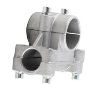 Aoresac Pince de Support de Poignée de -Bordure en Matériaux en Alliage D'aluminium de Première qualité, Antirouille, avec Une Bonne Résistance à L'oxydation, Solide (Support de Fixation en Croix