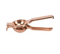 Aoresac Presse-Citron en Acier Inoxydable avec Manche Ultra Long, Presse-Agrumes Ergonomique pour la Cuisine, Anneau de Levage, Presseur Manuel, Extrusion à Plus de 50%, Convient pour (Or rose)