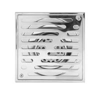 Aoresac Siphon de Sol carré Anti-odeur en Acier Inoxydable de Gros Calibre avec Filtre à Cheveux, Empêche les Odeurs, les Insectes et les Souris de Pénétrer, Facile à (150 * 150mm (modèle grand