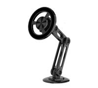 Aoresac Support de Téléphone Magnétique de Voiture avec Base Flexible, Support de Téléphone Rétractable Rotatif à 360 ° pour Une Expérience de Conduite Améliorée (Noir)