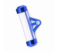 Aoresac Support de Tube Fiscal pour Moto, Cadre de Conteneur de Disque étanche en Alliage D'aluminium avec Trou pour la Plupart des Motos, Style et Modification à la Mode, adapté aux (Bleu)