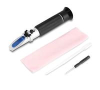 Aoresac Testeur D'Alcool, Instrument de Mesure de Réfractomètre de Test Portable Professionnel 0-80% pour Alcool avec Compensation Automatique de la Température, Facile à Utiliser et à