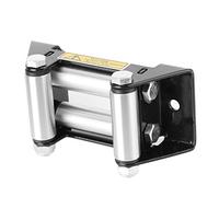 Aoresac Universal, Roller de Câble à Treuil Universel Fairlead, Distance de 125 Mm / 5 Pouces de Trous, Réduire Les Frictions, Protéger Le Câble, Garder en Ligne, Tests Approfondis,